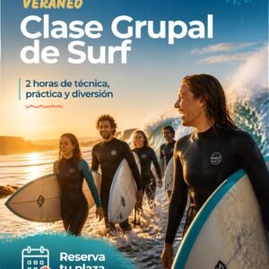 Clase Grupal de Surf (2 horas) MDQ
